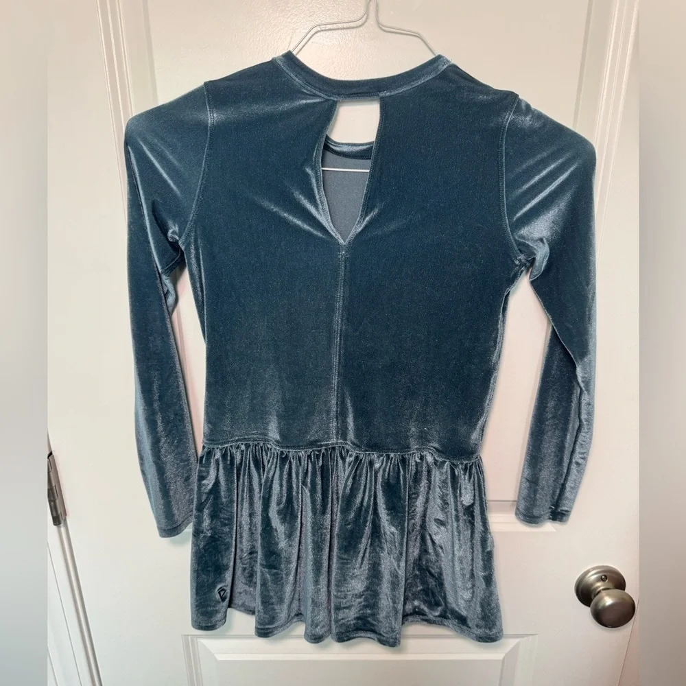 Ivivva By Lululemon Girls Blue Veluxe Dress Size 7